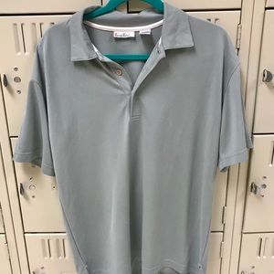 BURMA BIBAS men's short sleeve Modal rayon/polyester polo size S Super Soft!
